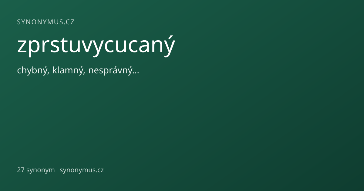 Náhled odkazu: zprstuvycucaný