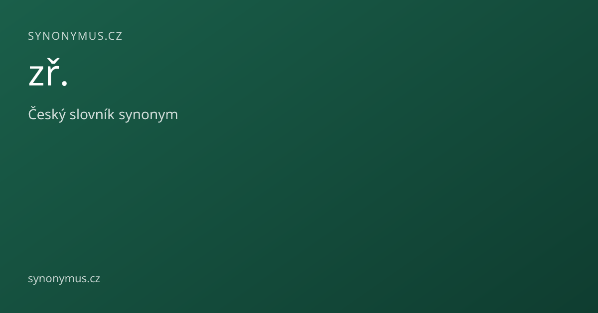Náhled odkazu: zř.