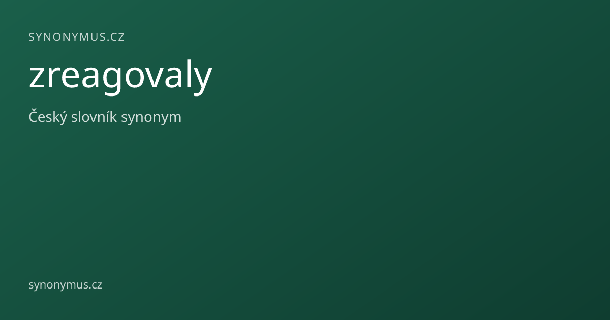 Náhled odkazu: zreagovaly