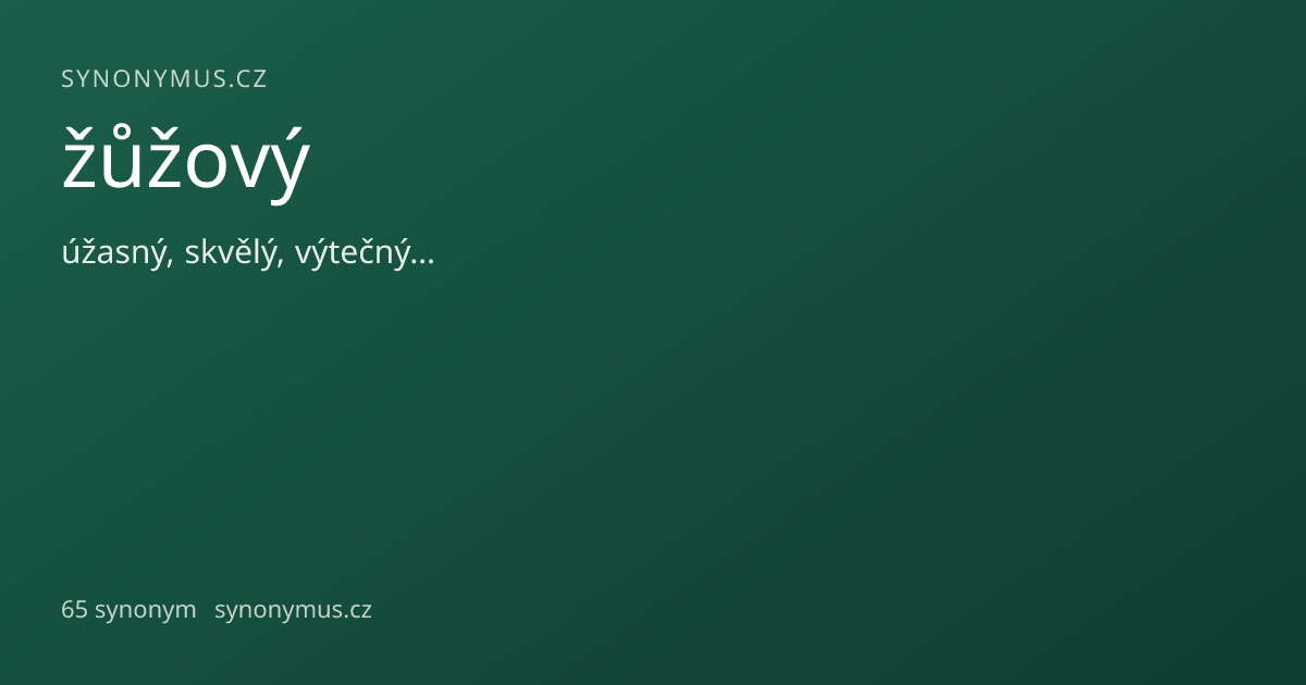 Náhled odkazu: žůžový