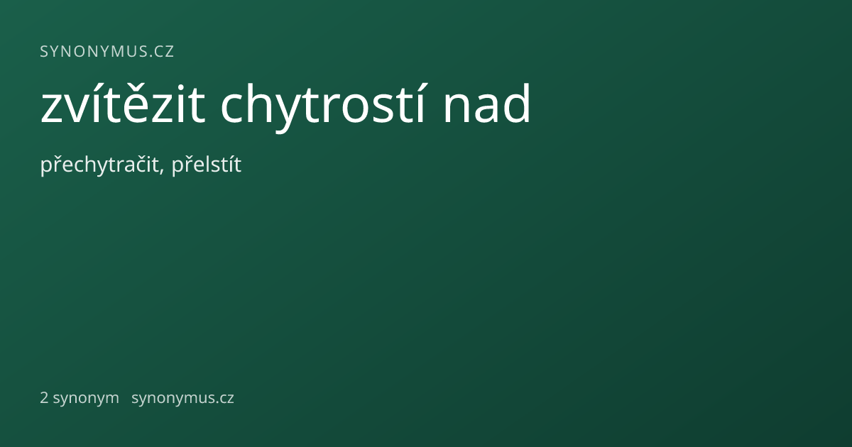 Náhled odkazu: zvítězit chytrostí nad