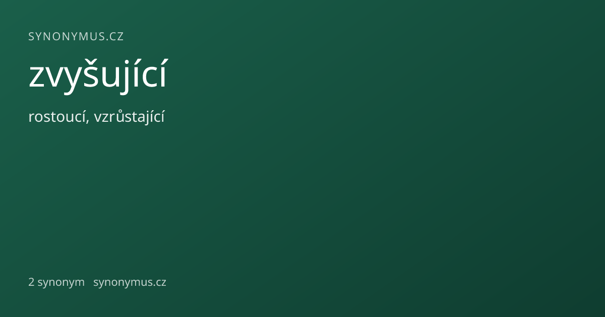 Náhled odkazu: zvyšující